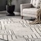 Nuloom Tatiana Soft Shaggy Textured Modern Diamond Fringe Area Rug 5ft 3in x 7ft 6in GCUW23A-508 - alternate 6